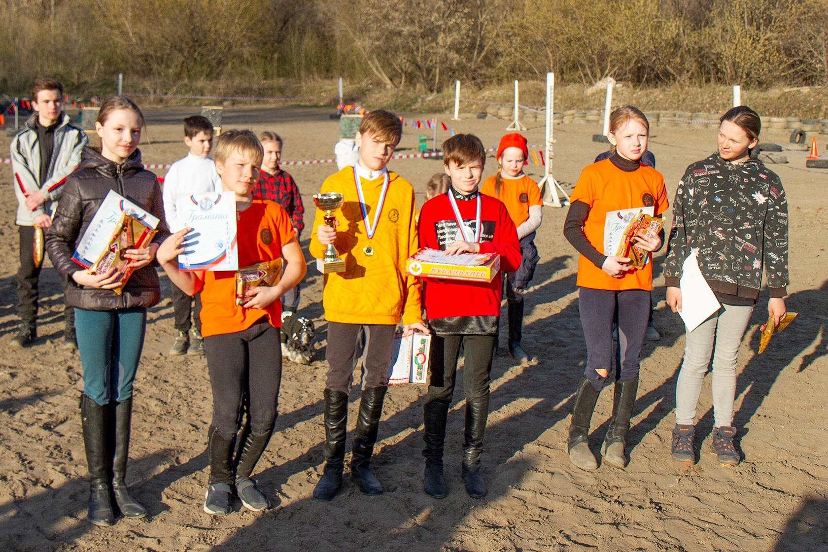 Ученики лицея заняли заняли призовые места на соревнованиях по джигитовке.