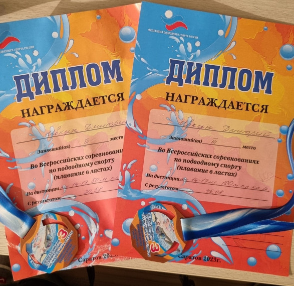 Учащиеся лицея заняли призовые места на Всероссийских соревнованиях по подводному спорту.