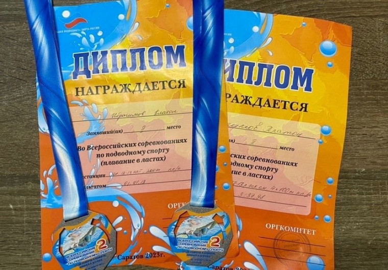 Учащиеся лицея заняли призовые места на Всероссийских соревнованиях по подводному спорту.